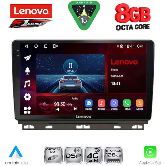 Lenovo Car Audio System for Renault Clio / Captur 2019 with Touch Screen 9" Bluetooth USB WiFi GPS Apple CarPlay Android Auto