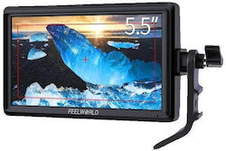 Feelworld Kamera Zubehör Foto Video Monitor Dslr Kamera Monitor Feelworld 5.5 Zoll Display 1280 X 720 Auflösung S55 V3 Schwarz