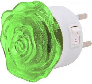 Vito Vito Nursery Night Light LED Rose Power White with Green Light