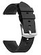 Rubber Strap Black 20mm