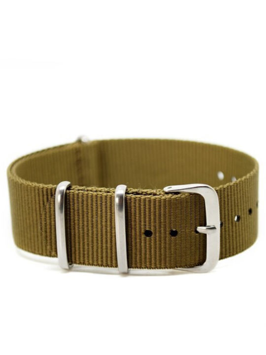 Fabric Strap Nato Green 18mm