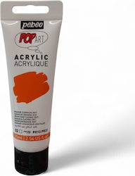 Acrylic Colours Pebeo Popart Cadmium Orange 75ml