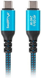 Lanberg USB 4 Video USB-C Masculin - USB-C 240W 0,5m (CA-CMCM-44CU-0005-BK) Lanberg USB 4 Video USB-C Masculin - USB-C 240W 0,5m (CA-CMCM-44CU-0005-BK)