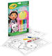 Crayola Activity Book & Markers Gabby's 04-7024
