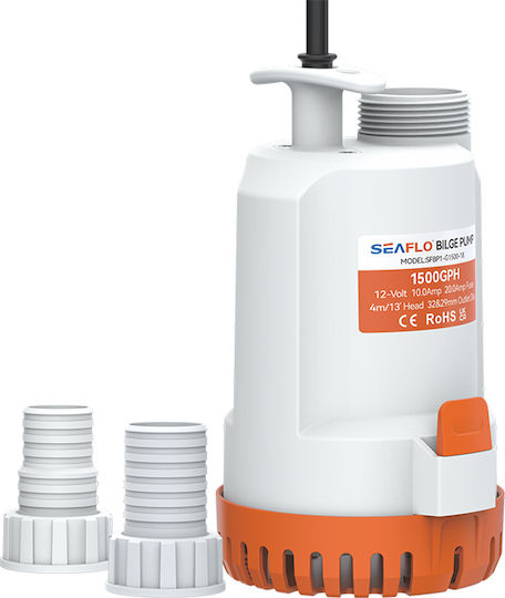 Помпа Bilge Seaflo Преносима 2000 Gph 12v