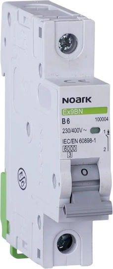 Micrîntrerupător 6kA Caracteristică D 8A 1 Pol Noark 100185