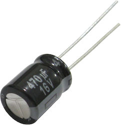470μF 16V Panasonic Seria FR Low ESR ø8x11.5mm Pitch 3.5mm 6000h @ 105°C 470μF 16V Condensator Electrolitic