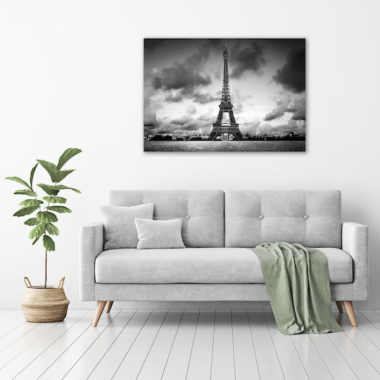 Panou Pânză Decorațiune Modernă Turnul Eiffel Paris 100x70 Cm