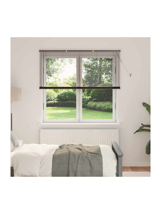 vidaXL Shade Blind PVC in Brown Color L150xH130cm