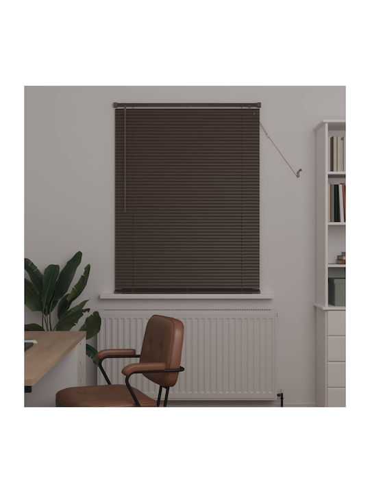 vidaXL Beschattungsrollo PVC in Braun Farbe L15...