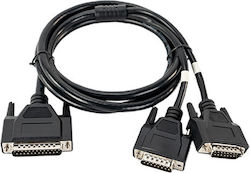 Hollyland Hl-tcb09 Cablu Db25 Tată La Dual Db15 Tată Tally