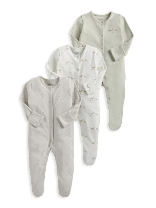 Mamas & Papas Baby Bodysuit Set Multicoloured 3pcs