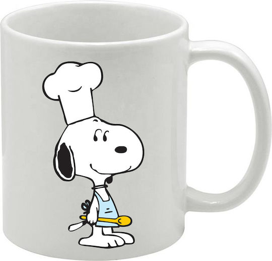 Λευκή Κούπα Snoopy