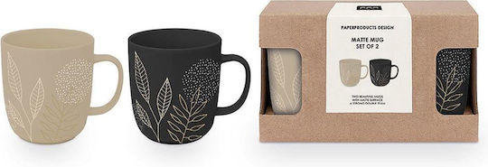 Paperproducts Design Cană Ceramică Bej 2buc
