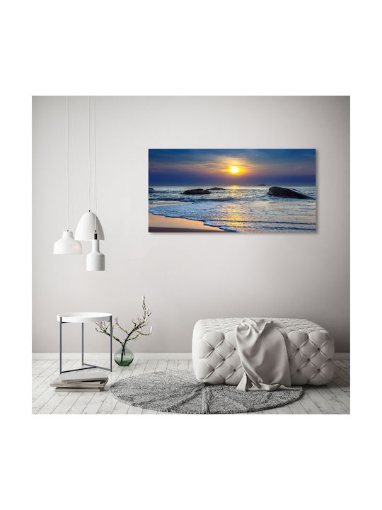 Tablou Canvas Casă Decor Elegant Apus De Soare Mare 120x60 Cm