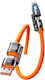 Hyperloq USB zu Kabel Orange 1.2m (52475970650450)