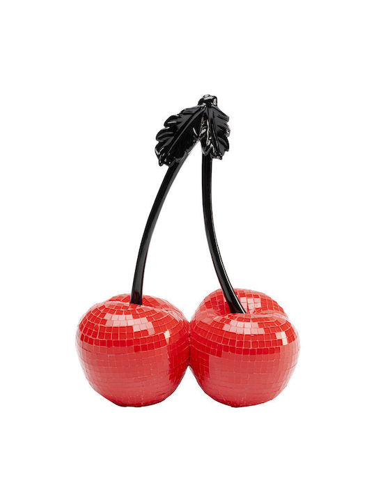 Διακοσμητικό Επιτραπέζιο Cherries Κόκκινο 18.5*12*25εκ.α