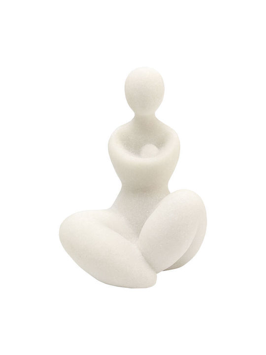 Kare Design Dekoratives Tischstück Soft Woman Weiß 15,2x11,4x21,8 cm