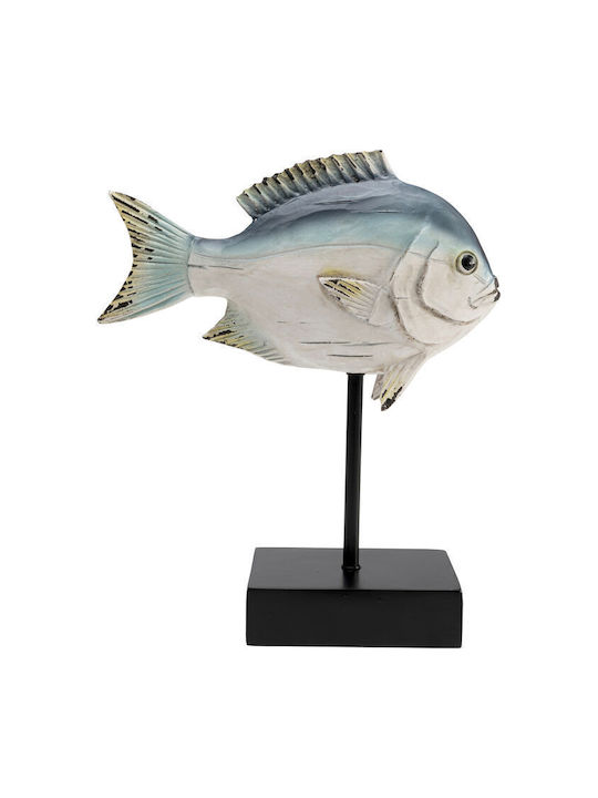 Kare Design Tischdekoration Fishy Keramik Beigefarbene 20×8×25cm