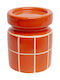 Kare Design Candle Holder Ceramic in Orange Color 11x14x11cm 1pcs