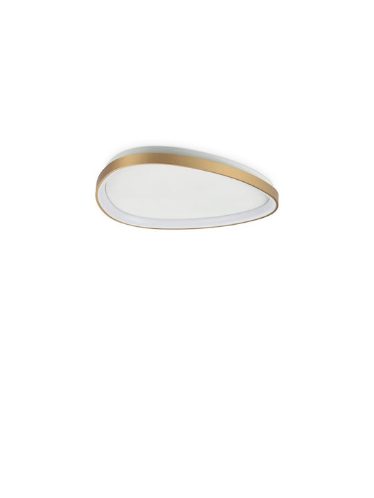 Ideal Lux Deckenleuchte 61cm Gold mit Integrierte LED