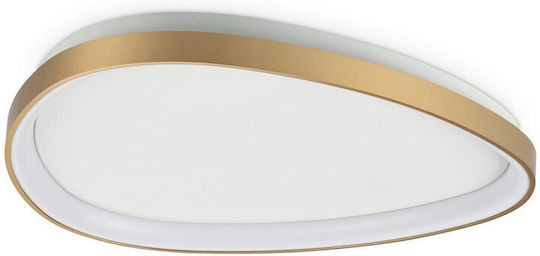 Ideal Lux Deckenleuchte 61cm Gold mit Integrierte LED