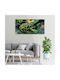 Tablou Decorativ De Perete Pânză De Înaltă Calitate Flori Tropicale 100x50 Cm
