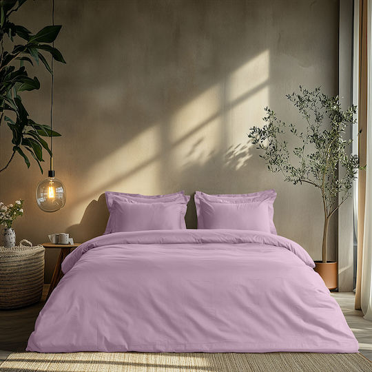 Beauty Home Подредба Чаршафи Единични 170x270см Лилави 4 Бройки