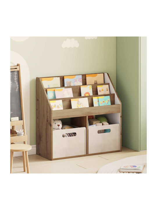 Bücherregal Boden Braun 72.5x29.5x69cm