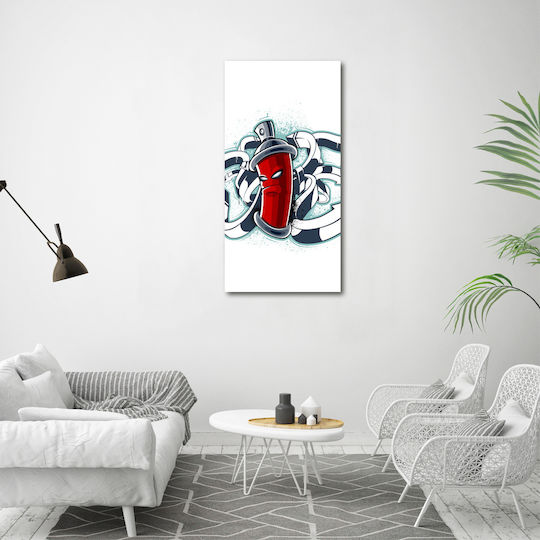 Wall Canvas Painting Emphasis On Quality Detail Graffiti 70x140 Cm