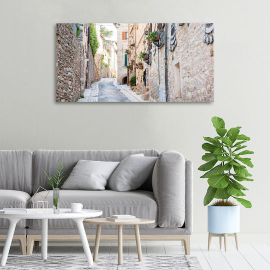 Canvas Painting Bedroom Interior Decoration Urban Avenue 100x50 Cm