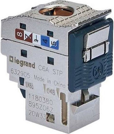Конектор Ldg-632905 Pc1 Rj45 Stp Cat.6a Екрантиран 1 Брой