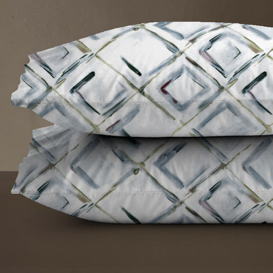 Isadore Lorraine Edition Pillowcase Set Watercolor Blue 50x70cm.