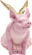 Κουμπαράς Flying Pig Κεραμικός Ροζ 18*12*17εκ