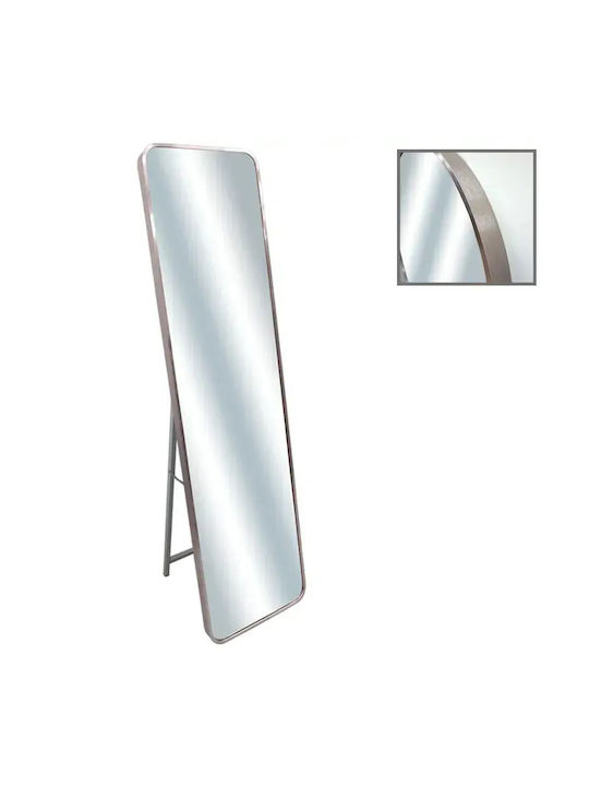 Marhome Floor Mirror with Pink Gold Aluminum Frame 150x40cm