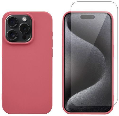 Redshield Back Cover Silicone Red (iPhone 15 ProXiaomi 15 Pro)