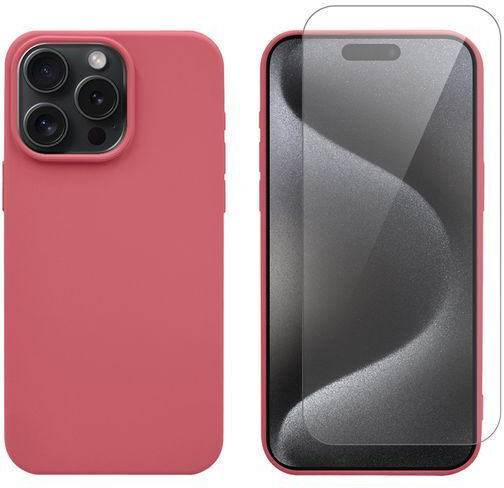 Redshield Back Cover Σιλικόνης Κόκκινο (iPhone 15 Pro Max)