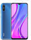 Redshield Umschlag Rückseite Gehärtetes Glas Set mit Glas Transparent (Redmi 9A / 9AT)