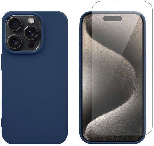 Redshield Umschlag Rückseite Silikon / Gehärtetes Glas (iPhone 15 ProXiaomi 15 Pro)