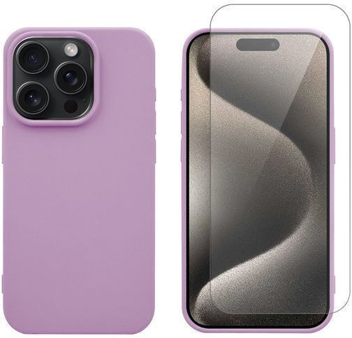 Redshield Umschlag Rückseite Silikon / Gehärtetes Glas (iPhone 15 ProXiaomi 15 Pro)