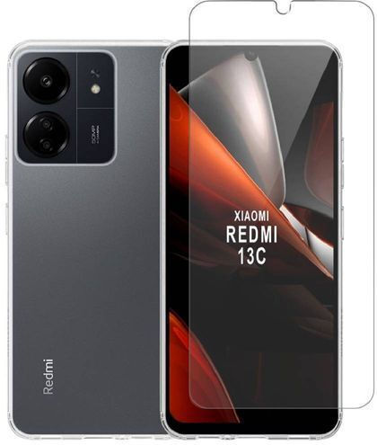 Redshield Set Back Cover Σιλικόνης / Tempered Glass (Realme C65)