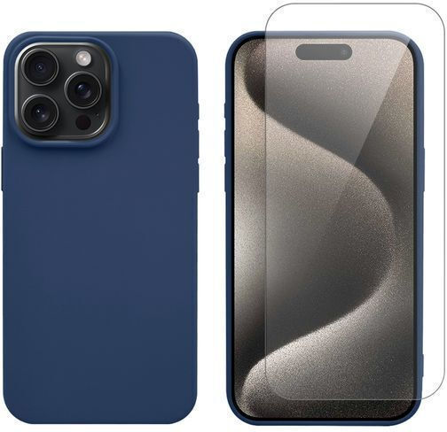 Redshield Back Cover Σιλικόνης Μπλε (iPhone 15 Pro Max)