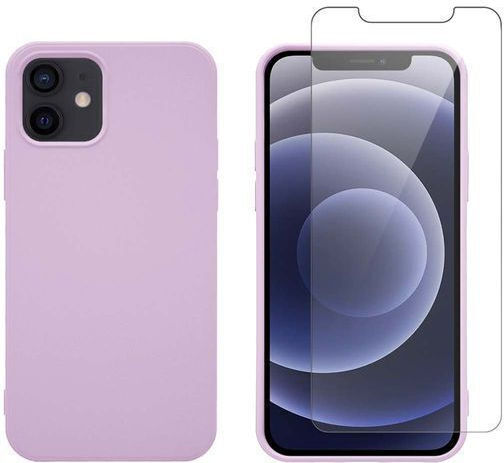 Redshield Задна корица Силикон / Закалено стъкло (iPhone 12, iPhone 12 Pro, OEM)