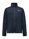 Kids Fleece Cardigan Navy Blue Cammino