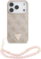 Guess Case 4g Strap Triangle Logo Magsafe Iphone 17 Pro Pink Guhmp17lp4tsdppsp