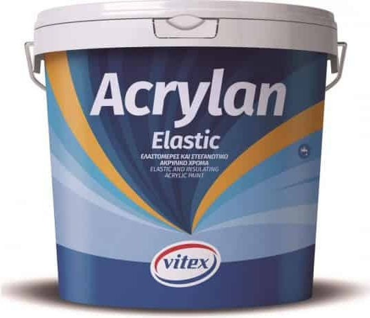 Vitex Acrylan Elastic Bază Plastic Vopsea White 9.8lt