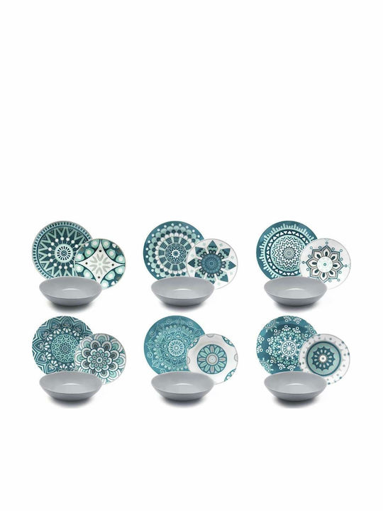 Excelsa White Porcelain Dinnerware Set 18pcs
