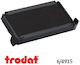Automatic Stamp Ink Pad Trodat Pad 6/4915 Black