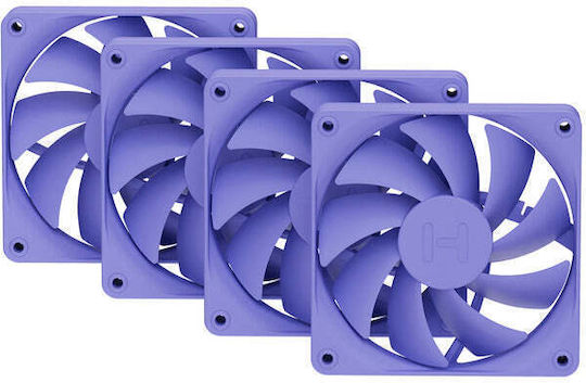 HYTE FA12 Case Fans 120mm Without LED Lighting 4pcs Taro Milk