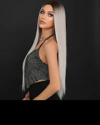 Animis Beauty Περούκα σε Γκρι Χρώμα Animis Beauty Περούκα σε Γκρι Χρώμα